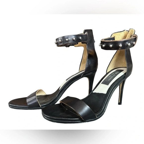 Rag & Bone Tamira II Sandal Pump in Black Leather - Picture 1 of 8